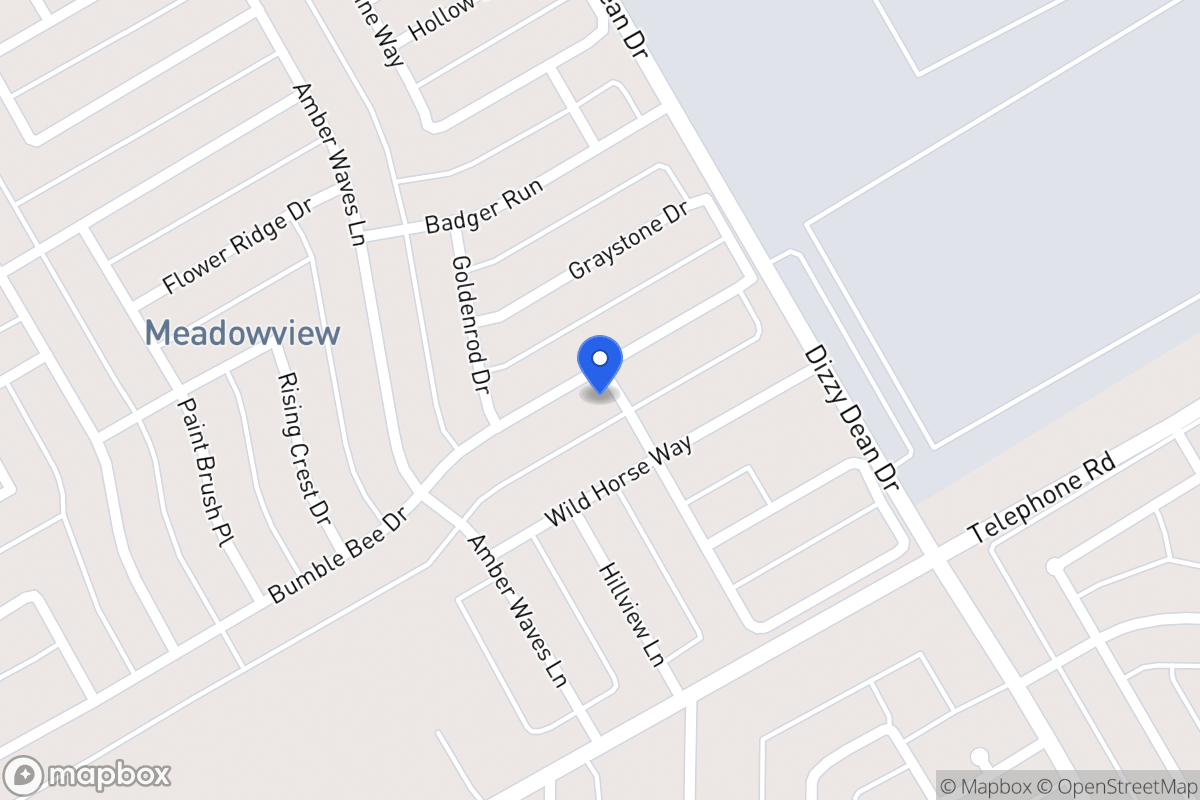 Map of 1036 Bumble Bee Dr
