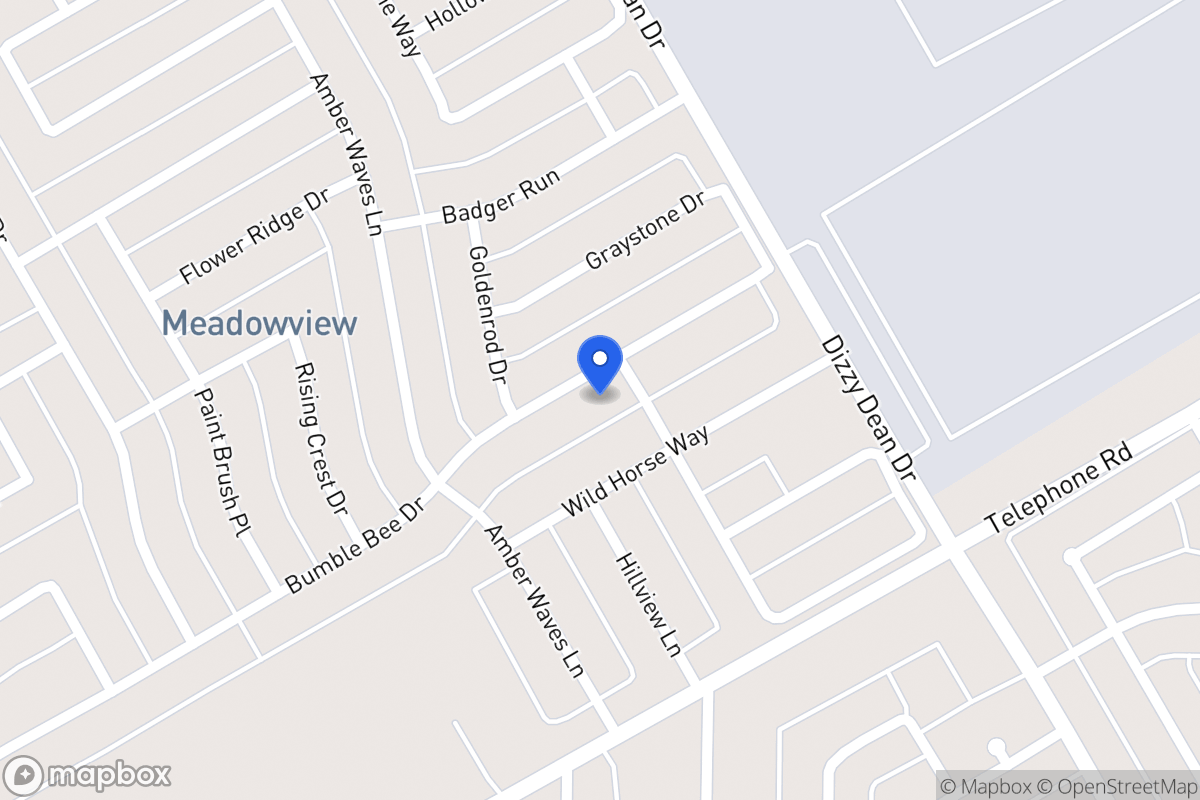 Map of 1040 Bumble Bee Dr