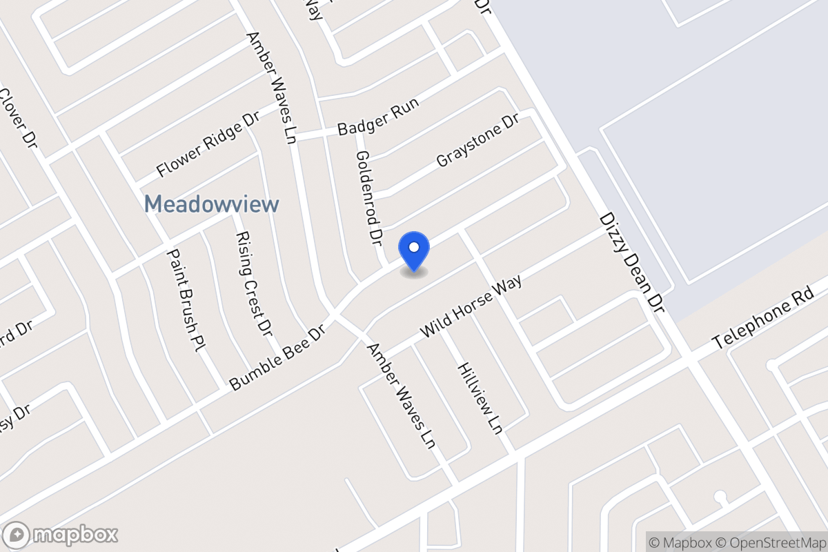 Map of 1052 Bumble Bee Dr