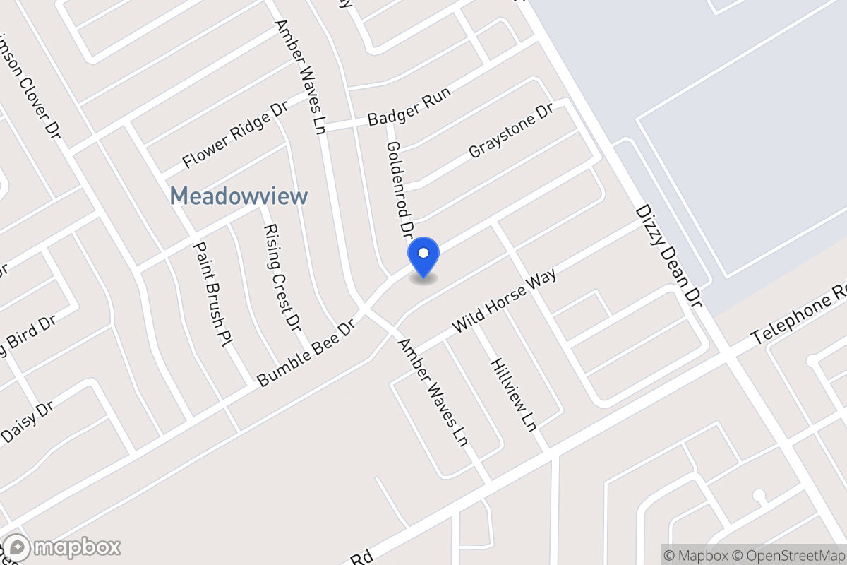 Map of 1060 Bumble Bee Dr