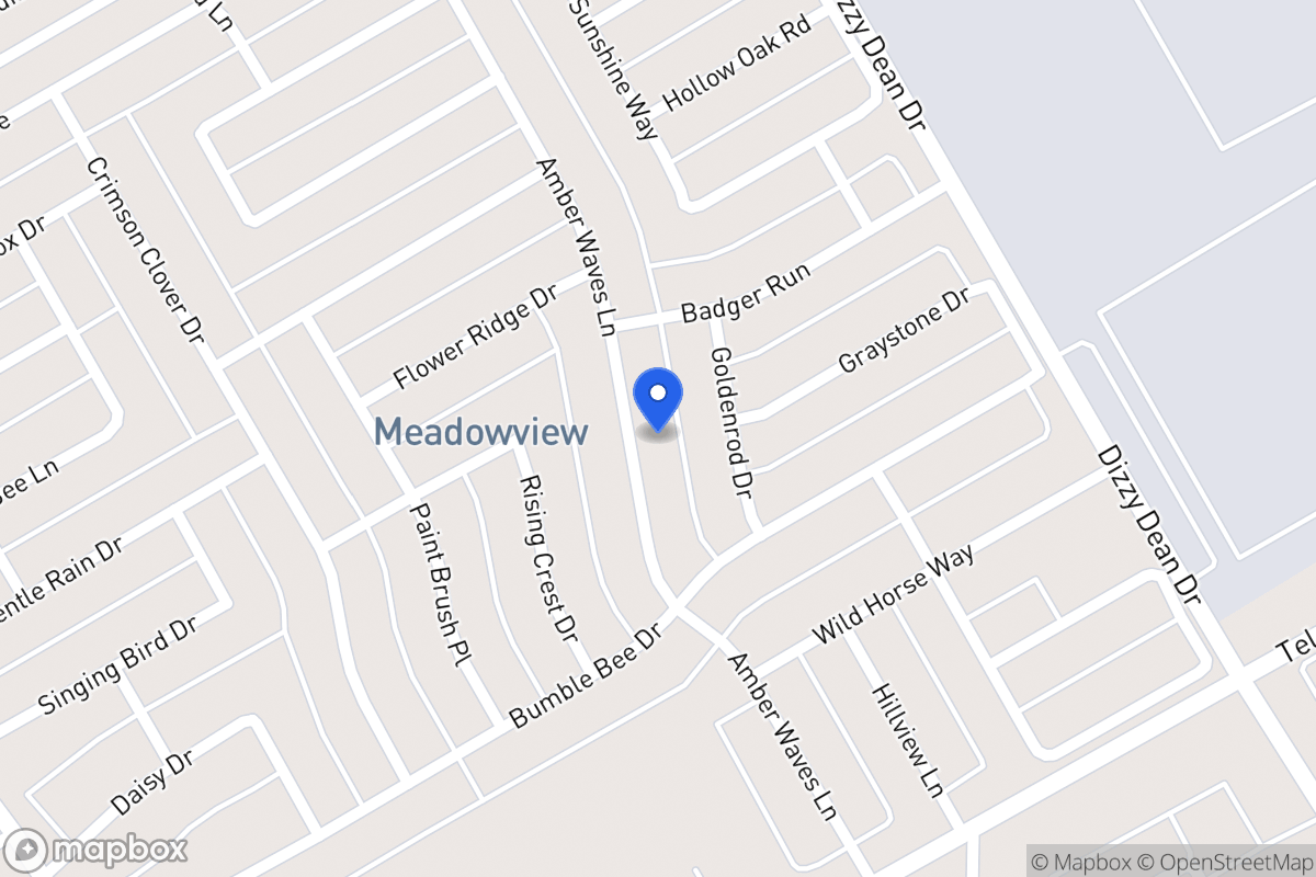 Map of 3008 Amber Waves Ln