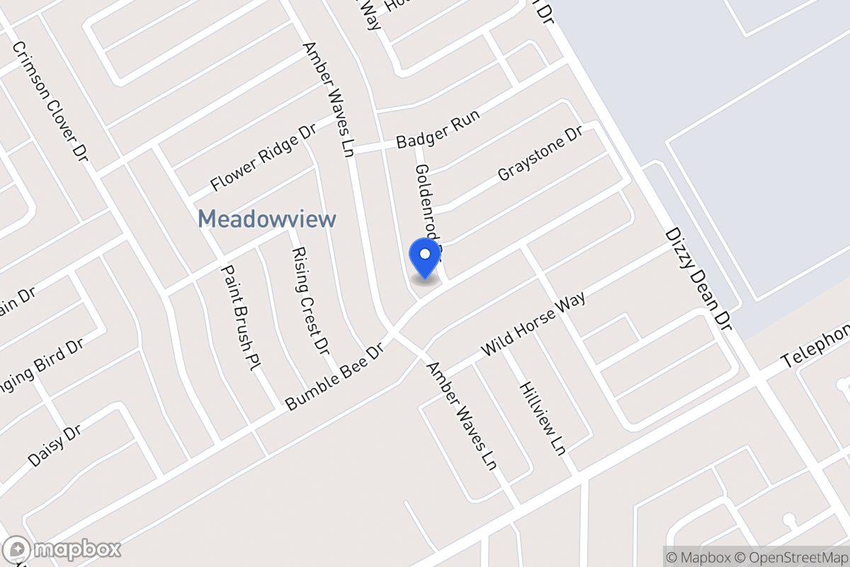 Map of 2909 Goldenrod Dr