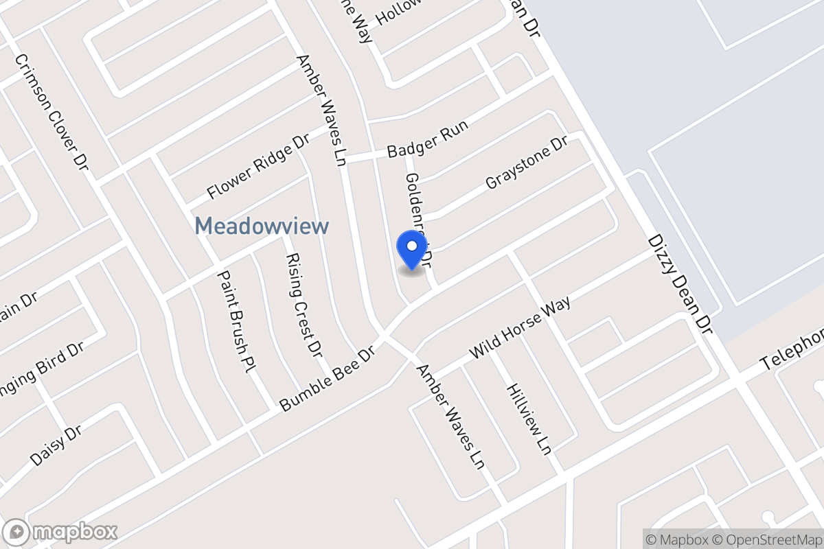 Map of 2913 Goldenrod Dr