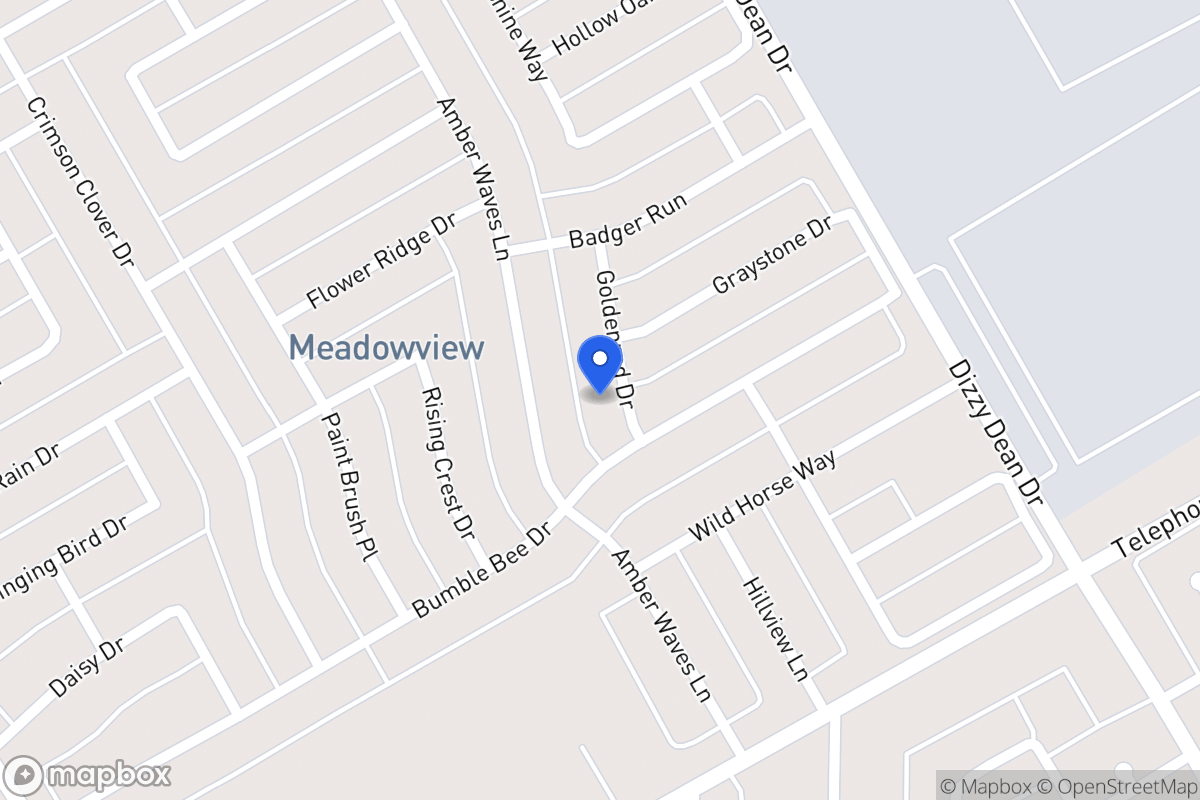 Map of 2917 Goldenrod Dr