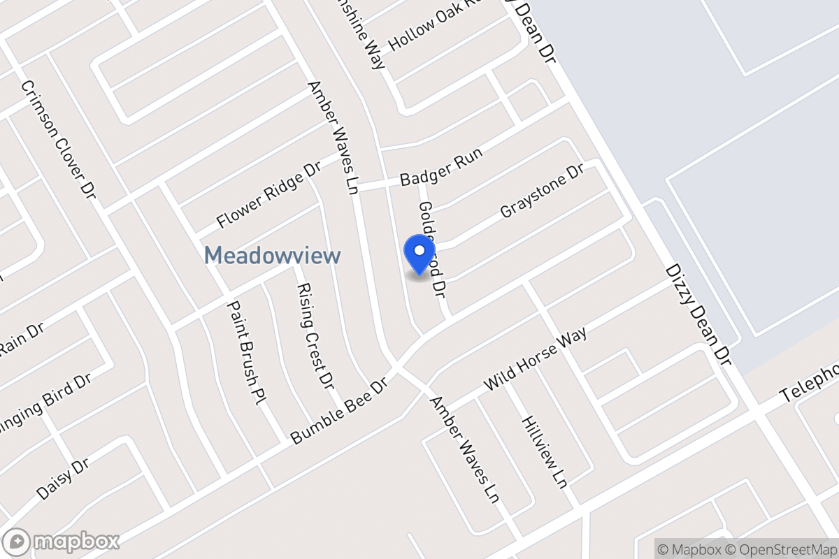 Map of 2921 Goldenrod Dr