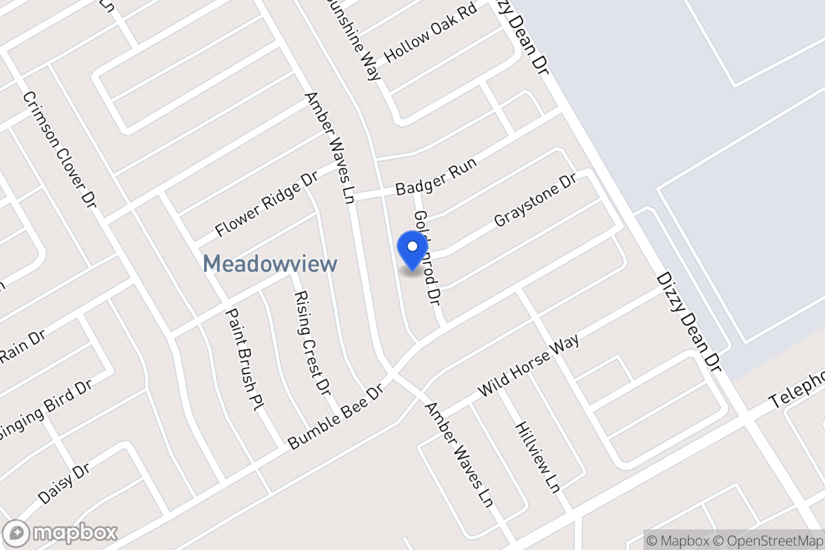 Map of 2925 Goldenrod Dr