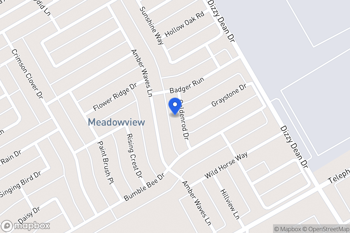 Map of 3005 Goldenrod Dr