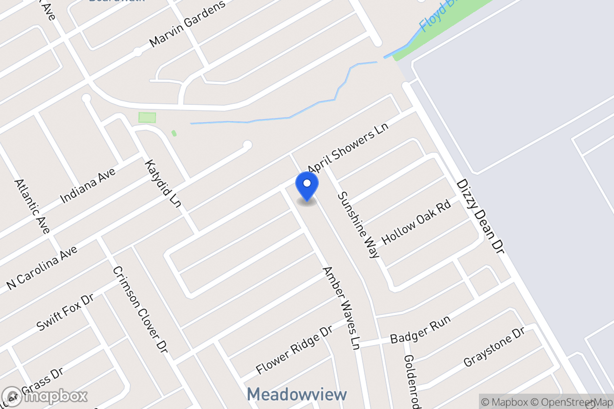Map of 3226 Amber Waves Ln