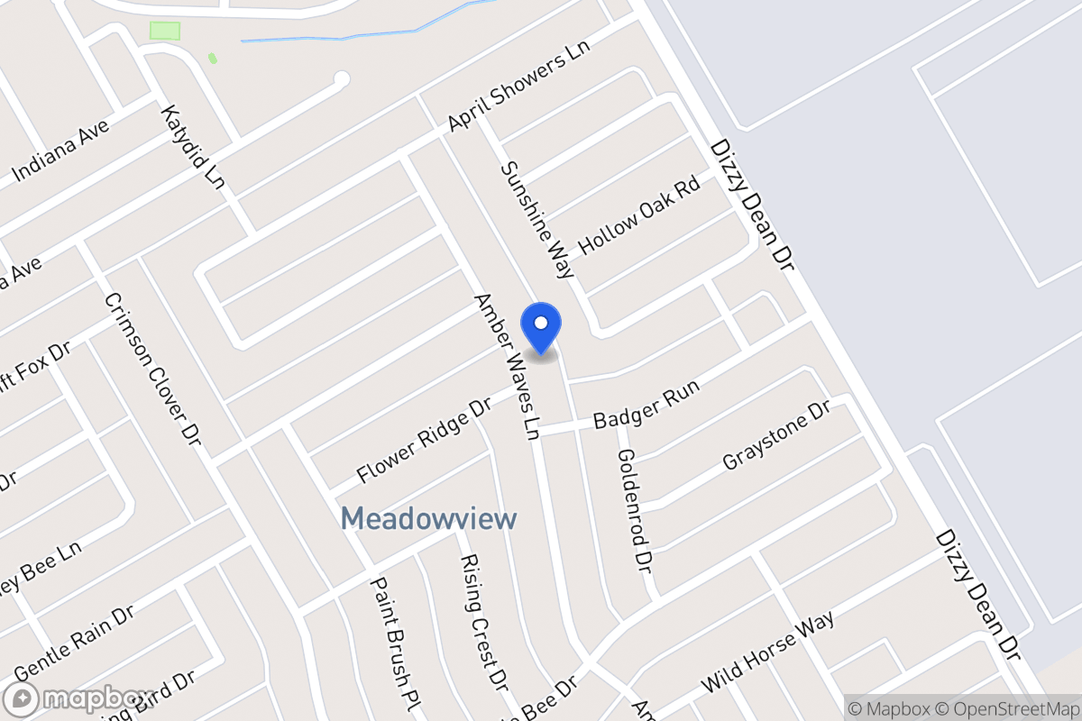 Map of 3044 Amber Waves Ln