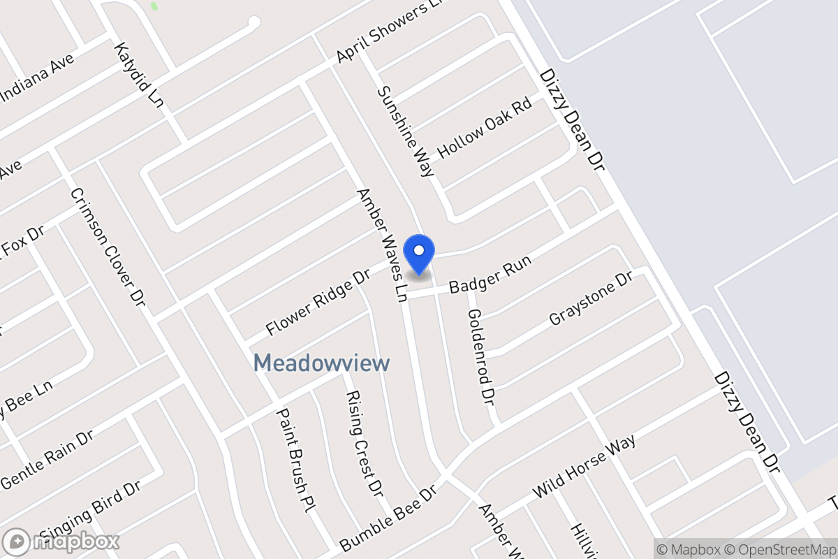 Map of 3032 Amber Waves Ln
