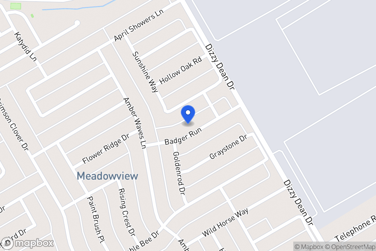 Map of 1033 Badger Rn