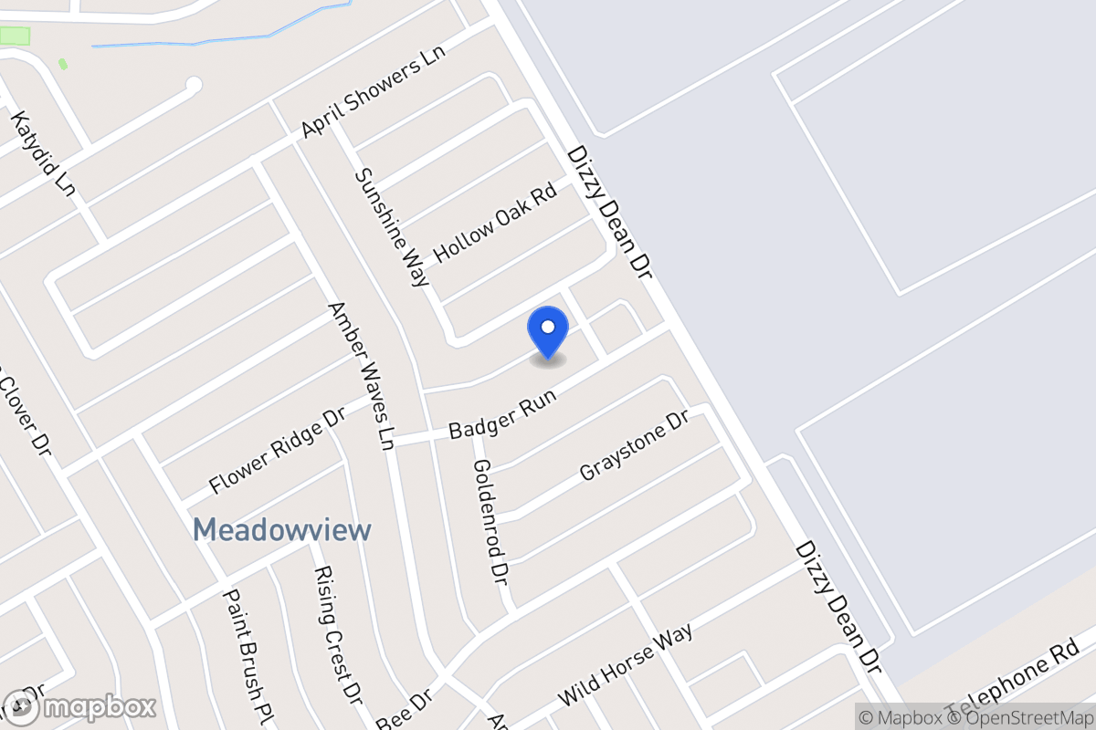 Map of 1025 Badger Rn