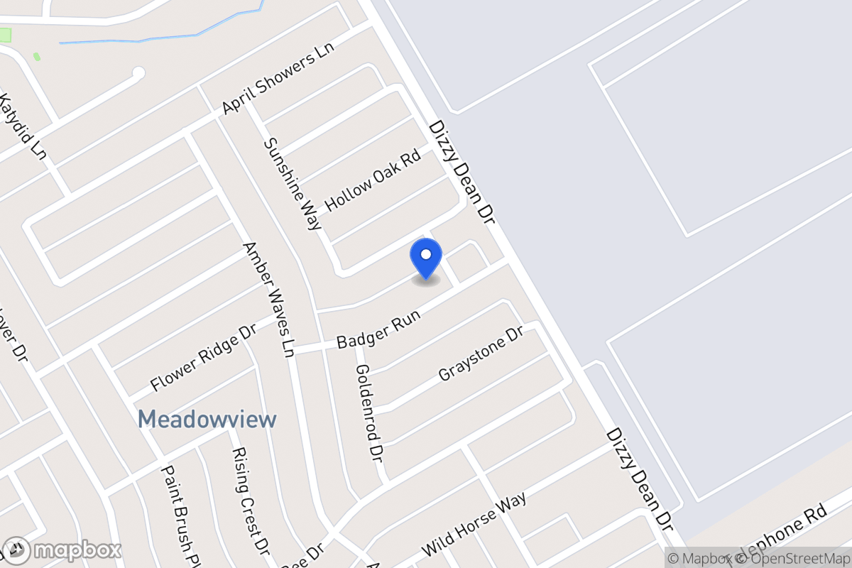 Map of 1021 Badger Rn