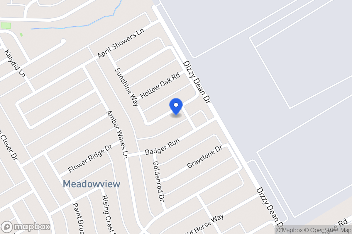 Map of 1020 Mayflowers Ln