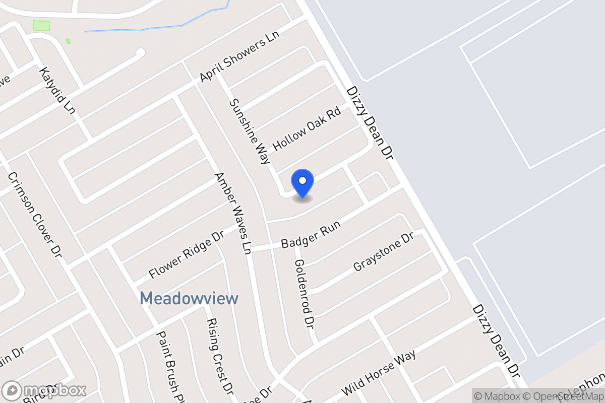Map of 1036 Mayflowers Ln