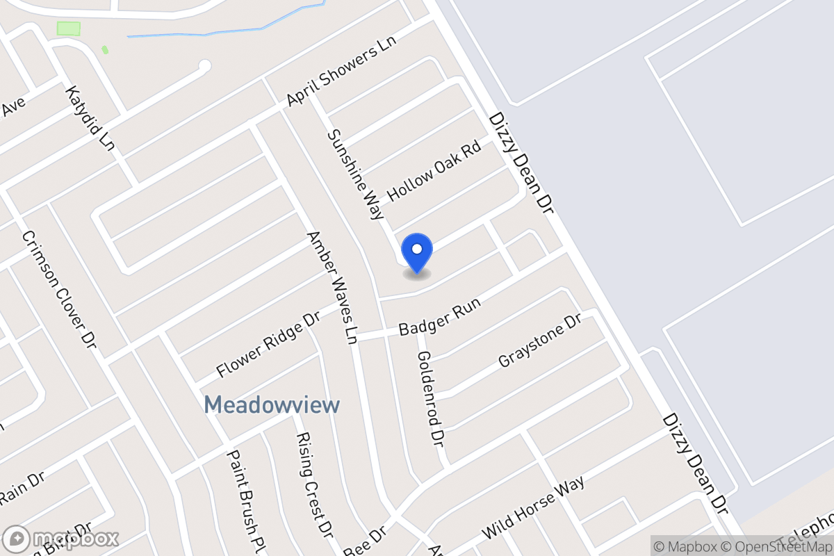 Map of 1040 Mayflowers Ln