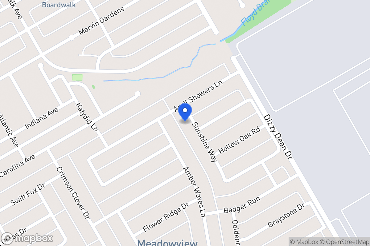 Map of 3229 Sunshine Way