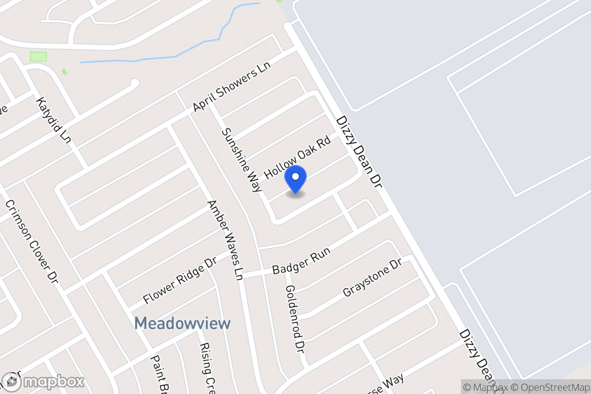 Map of 1027 Mayflowers Ln