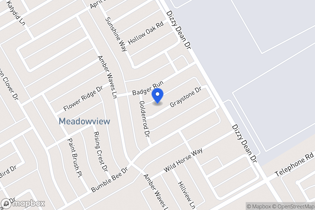 Map of 1043 Graystone Dr