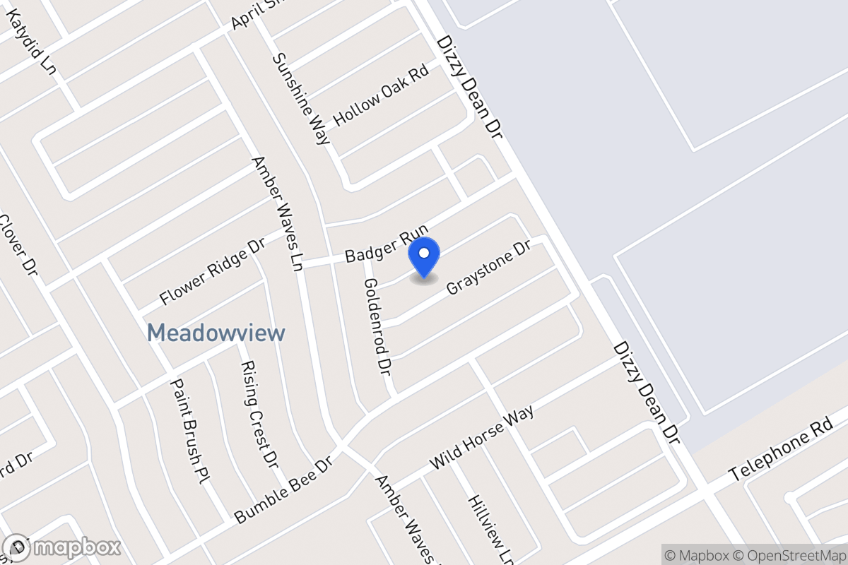 Map of 1039 Graystone Dr