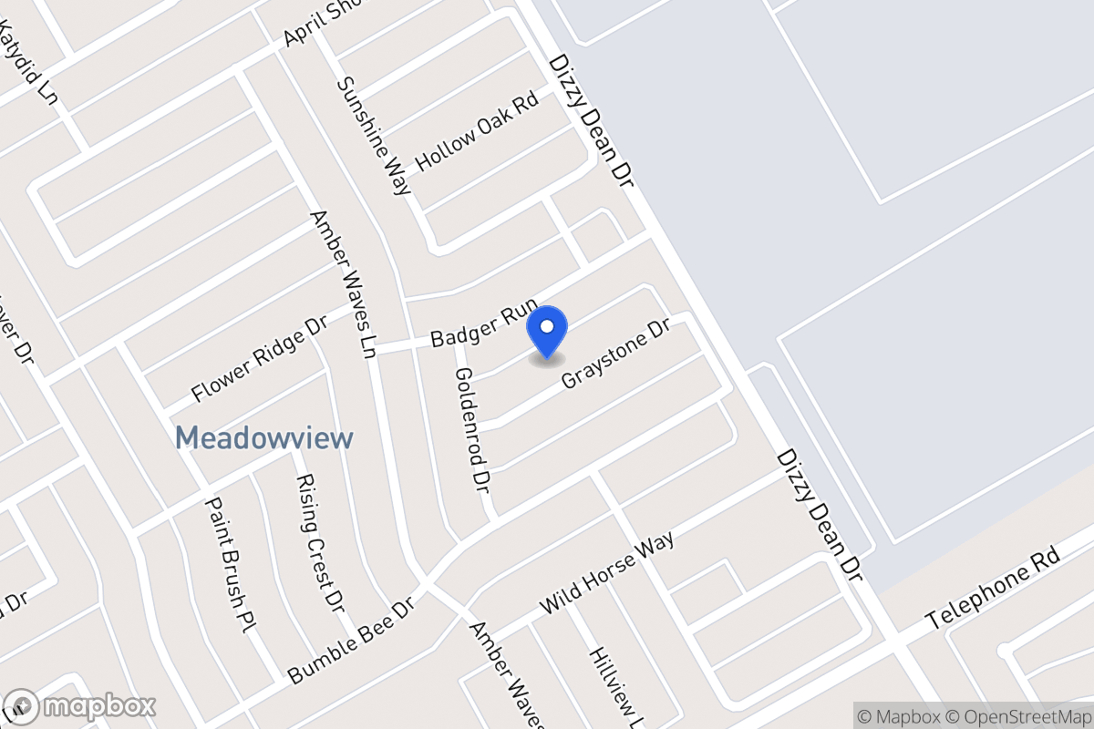 Map of 1035 Graystone Dr