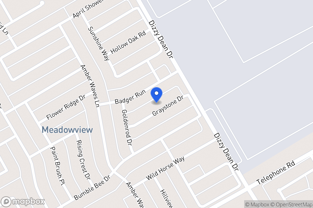 Map of 1027 Graystone Dr