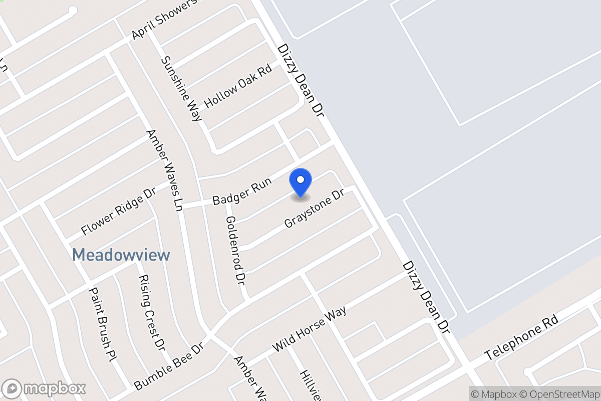 Map of 1023 Graystone Dr