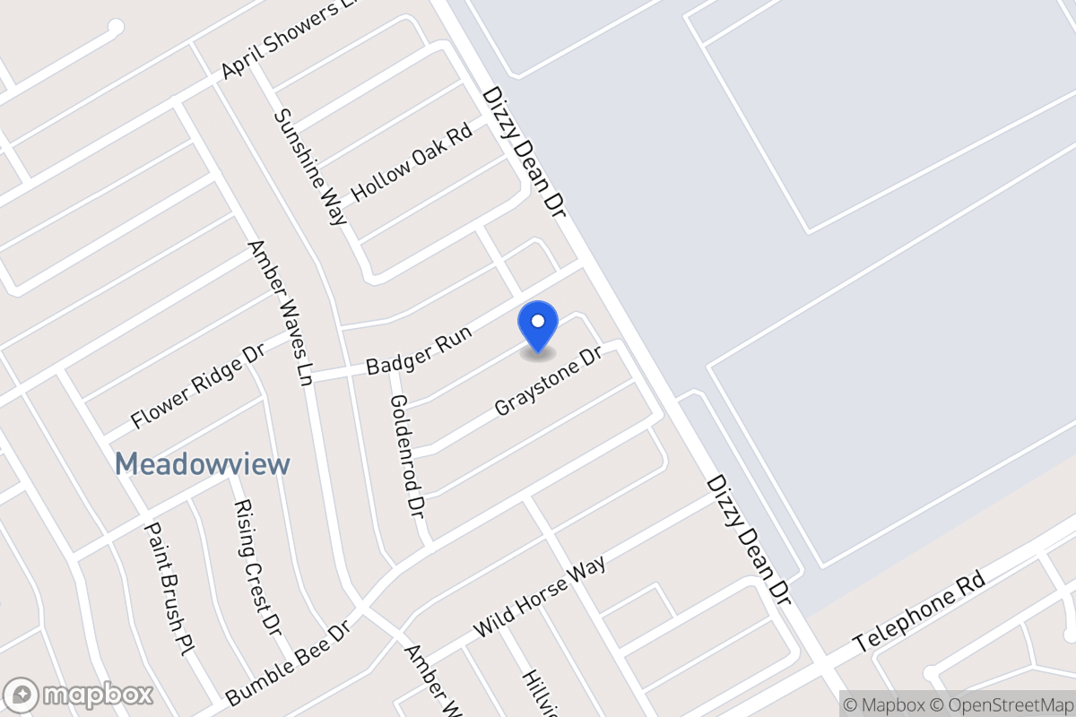 Map of 1019 Graystone Dr