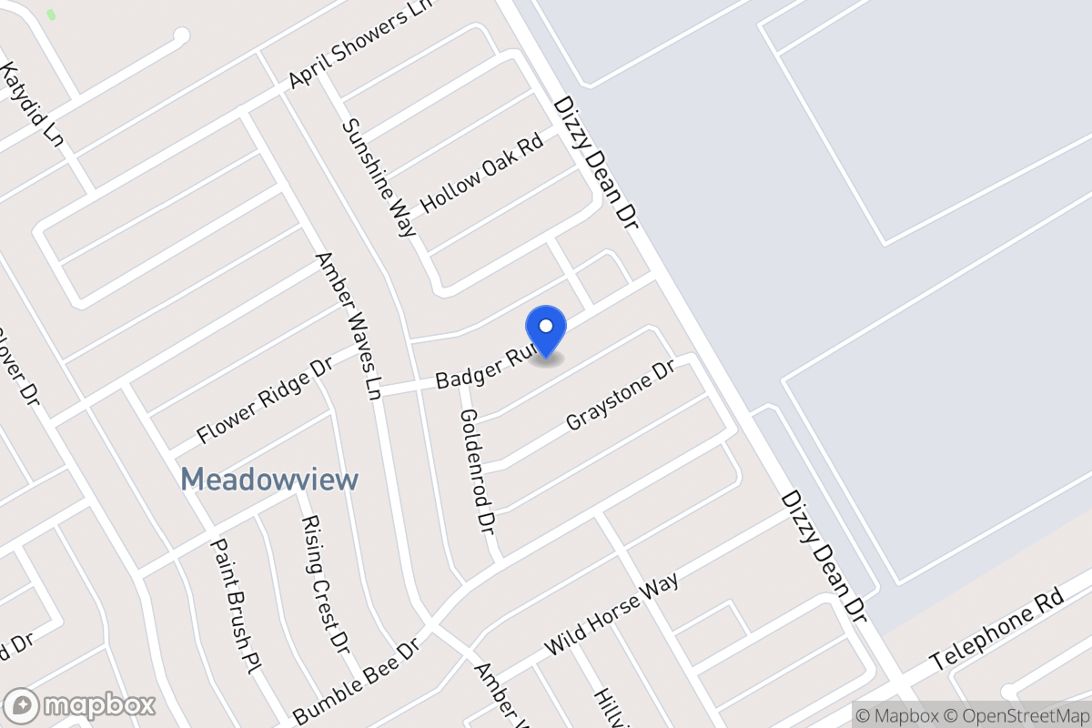 Map of 1028 Badger Rn