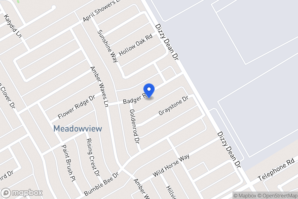 Map of 1032 Badger Rn