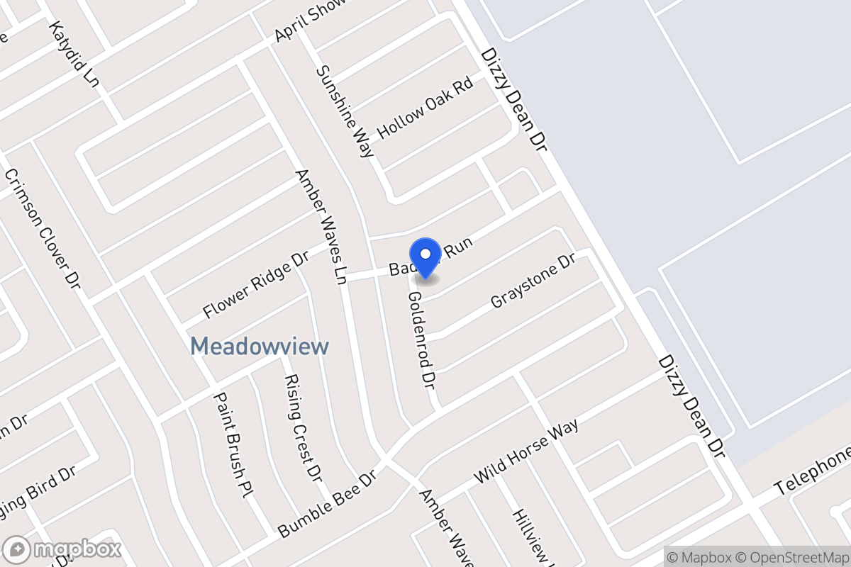 Map of 1044  Badger Rn   ,Lancaster, Tx 751344618, Lancaster