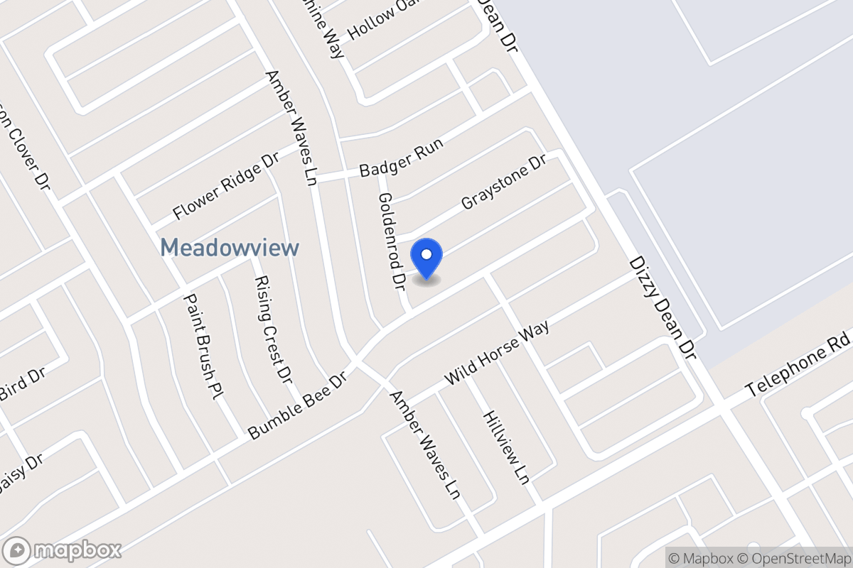 Map of 1053 Bumble Bee Dr