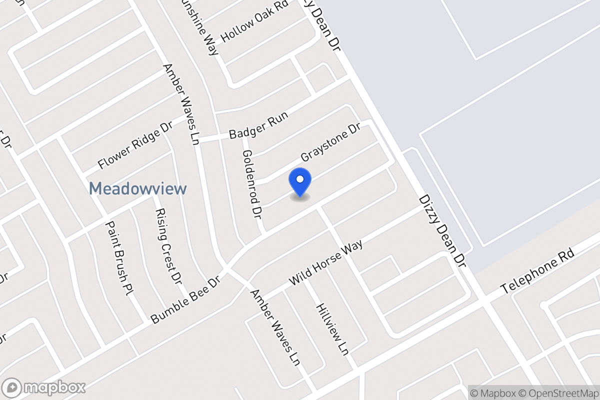 Map of 1041 Bumble Bee Dr