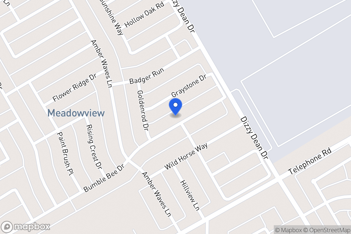 Map of 1037 Bumble Bee Dr