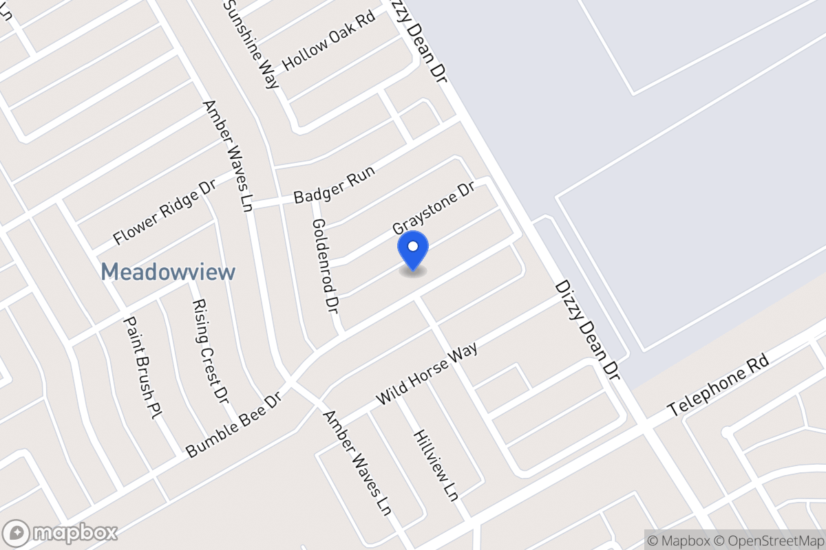 Map of 1033 Bumble Bee Dr