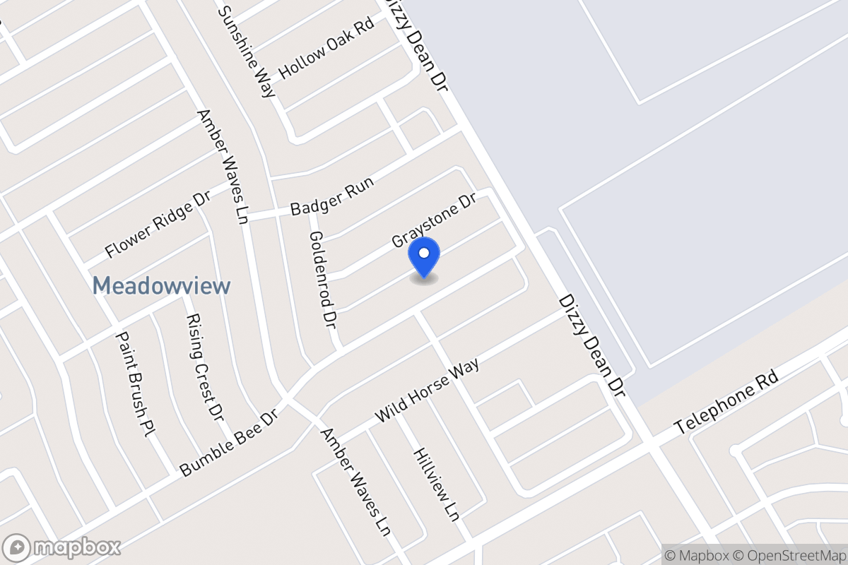 Map of 1029 Bumble Bee Dr
