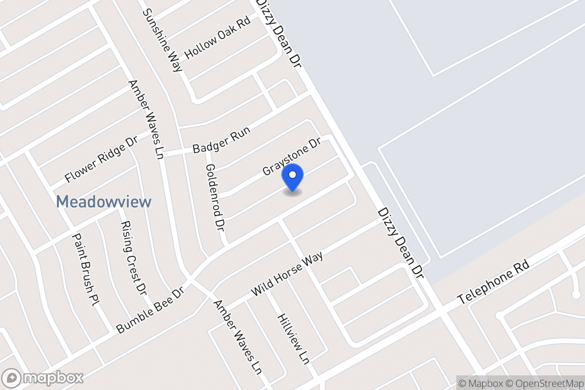 Map of 1025 Bumble Bee Dr