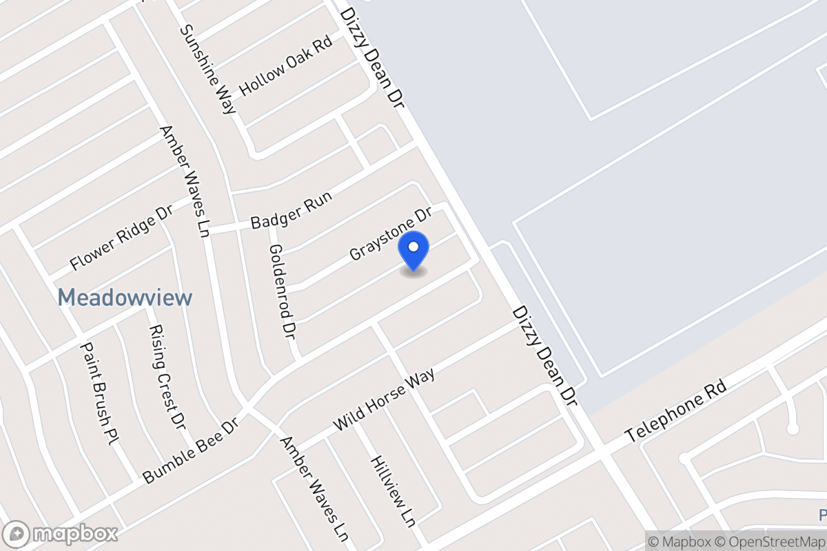 Map of 1017 Bumble Bee Dr