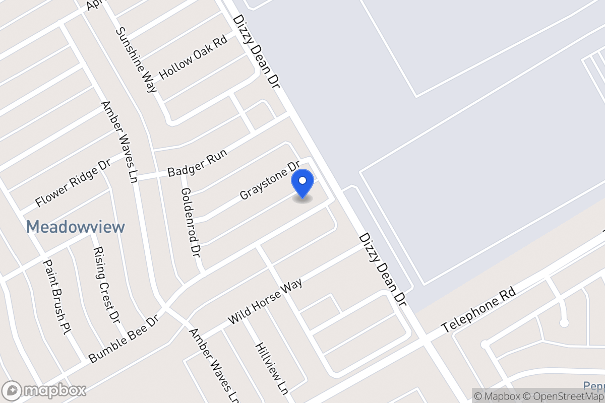 Map of 1009 Bumble Bee Dr