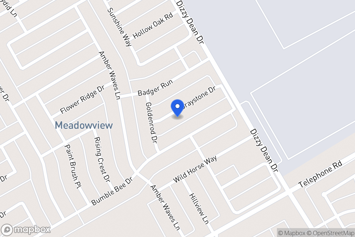 Map of 1038 Graystone Dr