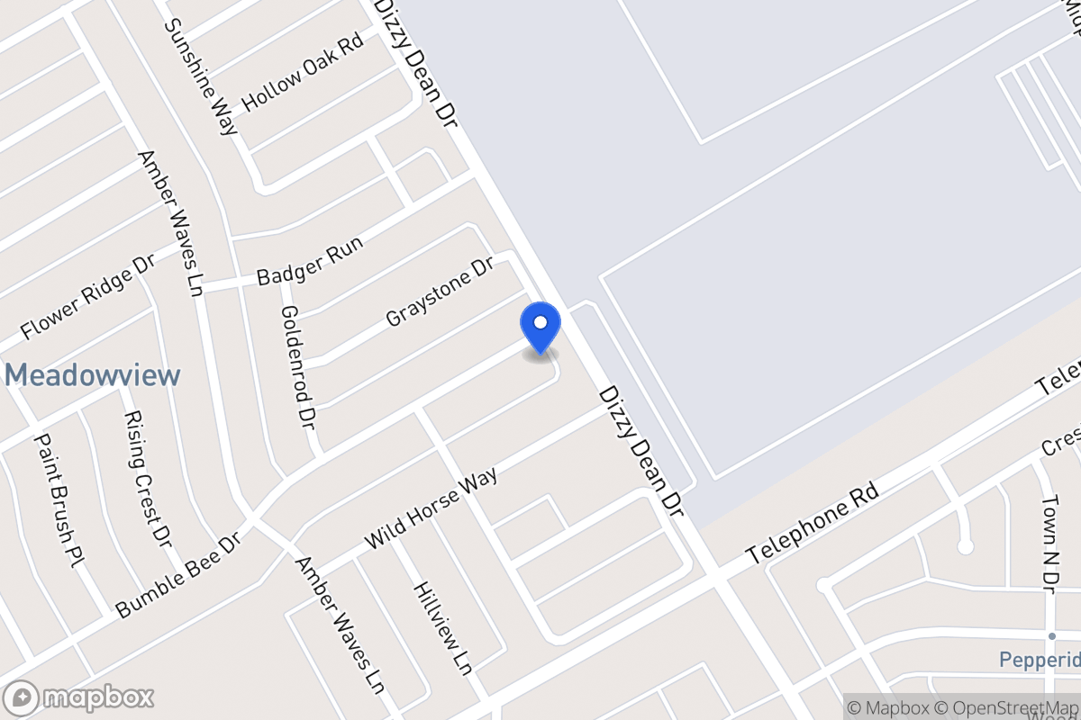 Map of 1004 Bumble Bee Dr