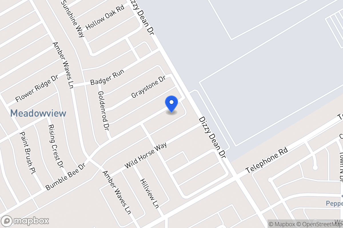 Map of 1012 Bumble Bee Dr