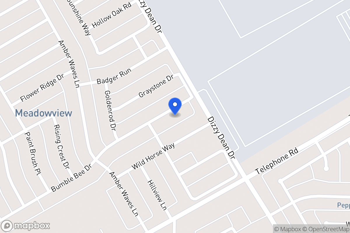 Map of 1016 Bumble Bee Dr