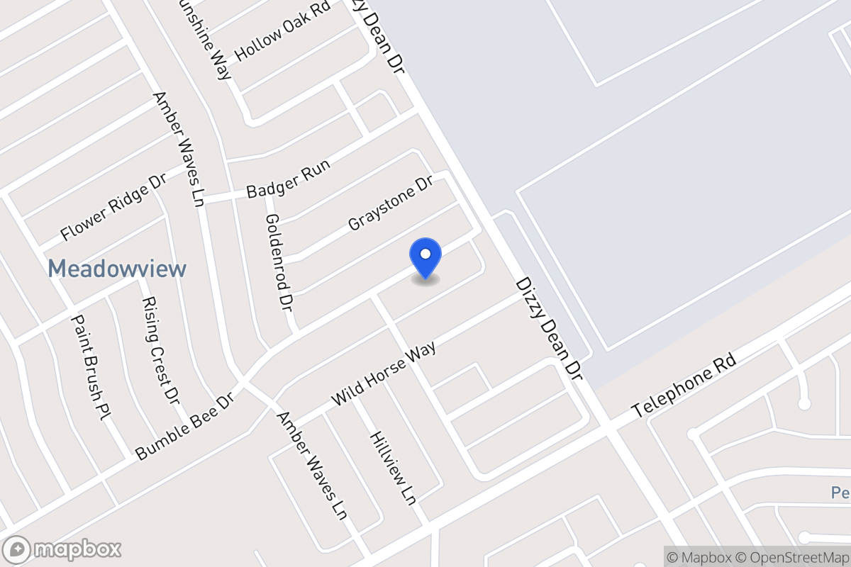 Map of 1020 Bumble Bee Dr