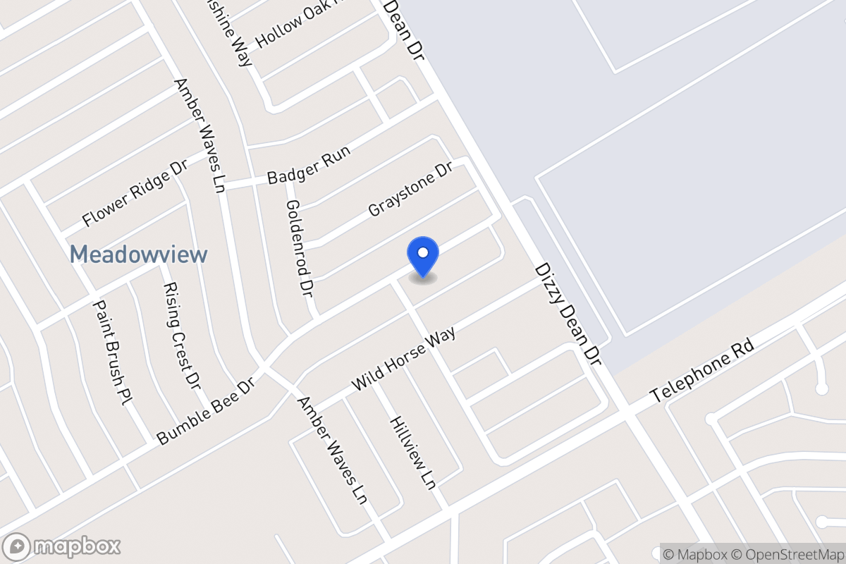 Map of 1028 Bumble Bee Dr