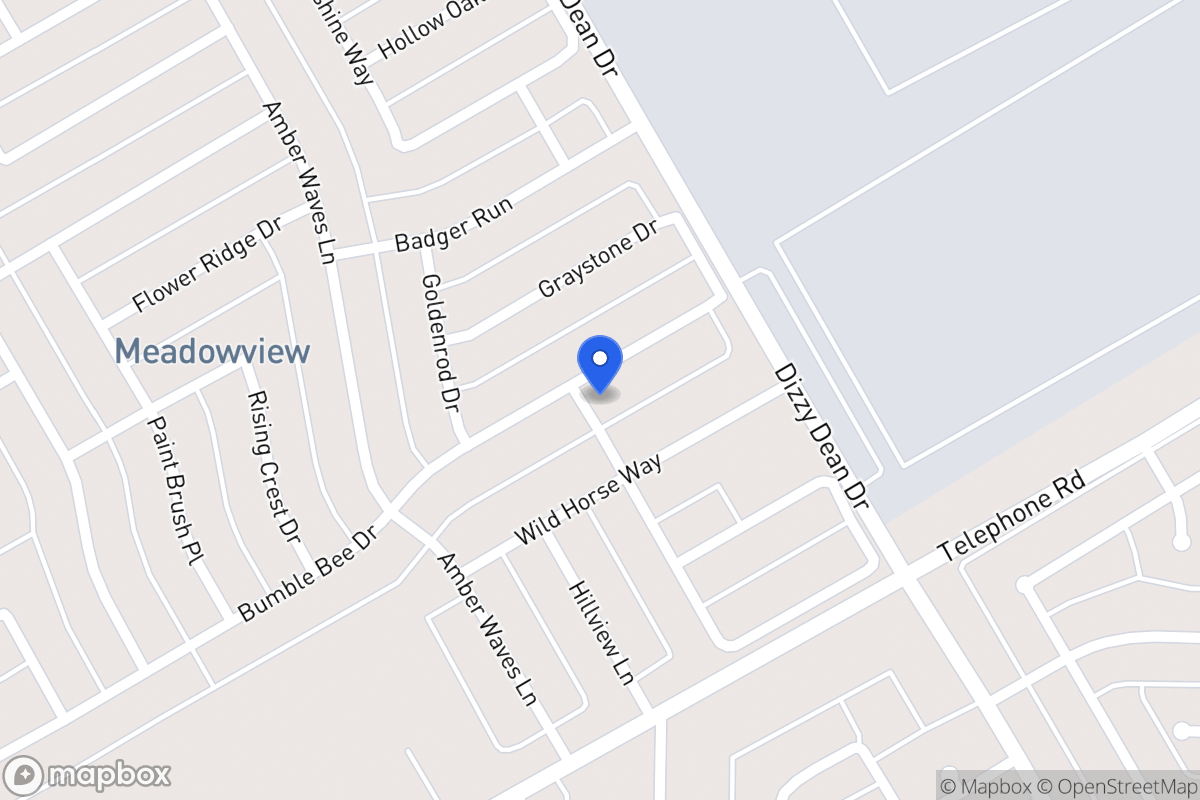 Map of 1032 Bumble Bee Dr
