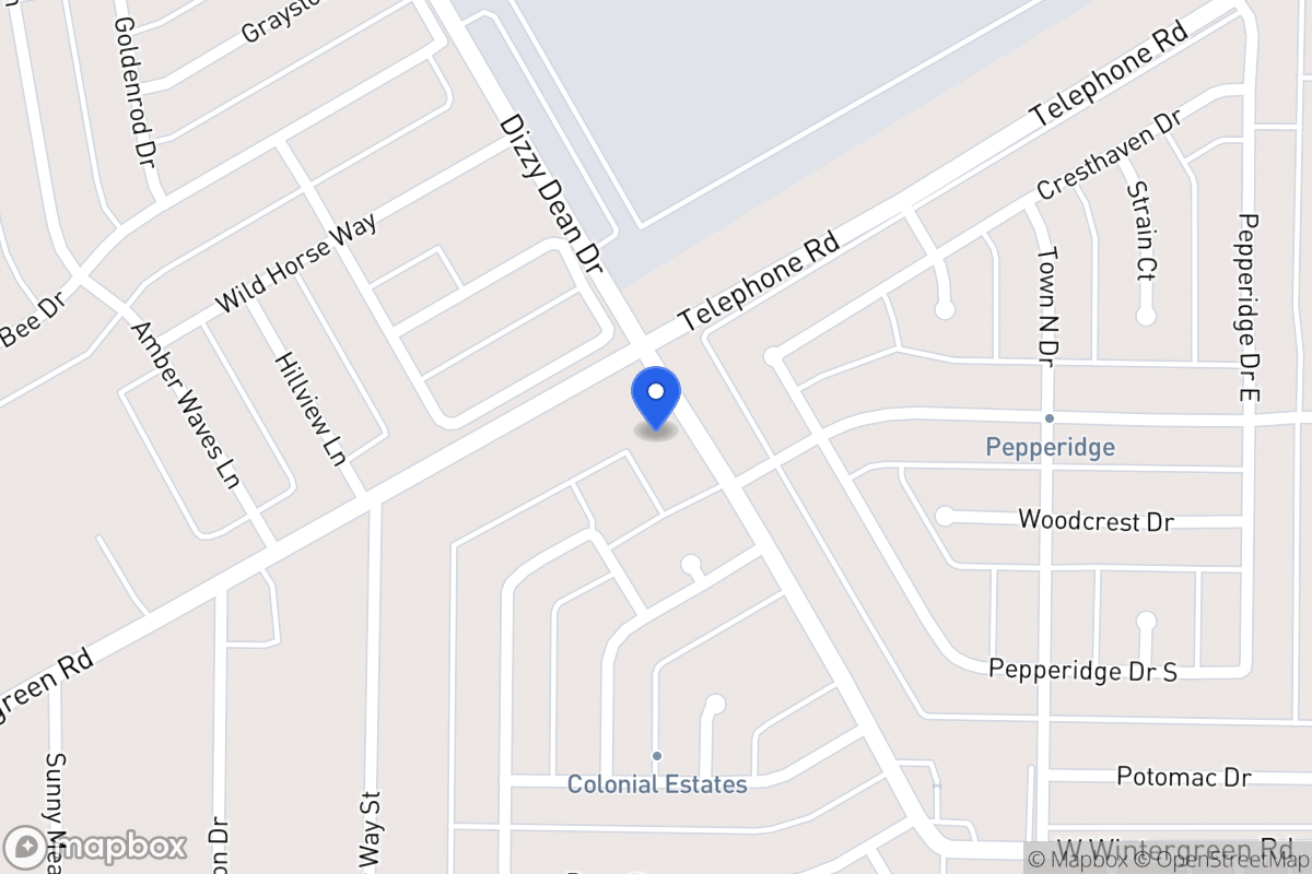 Map of 882 Wintergreen Rd