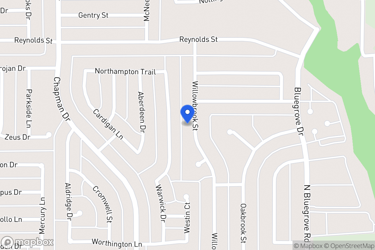 Map of 1559 Willowbrook St