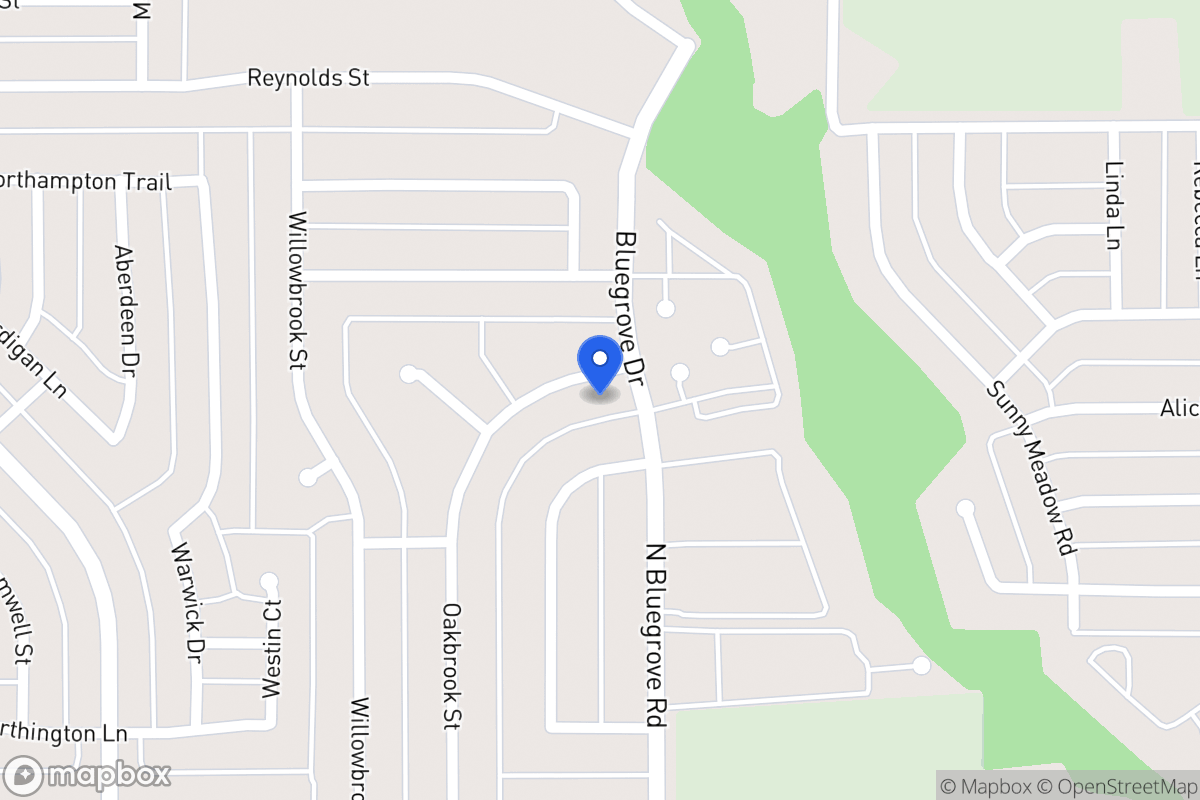 Map of 1550 Oakbrook St