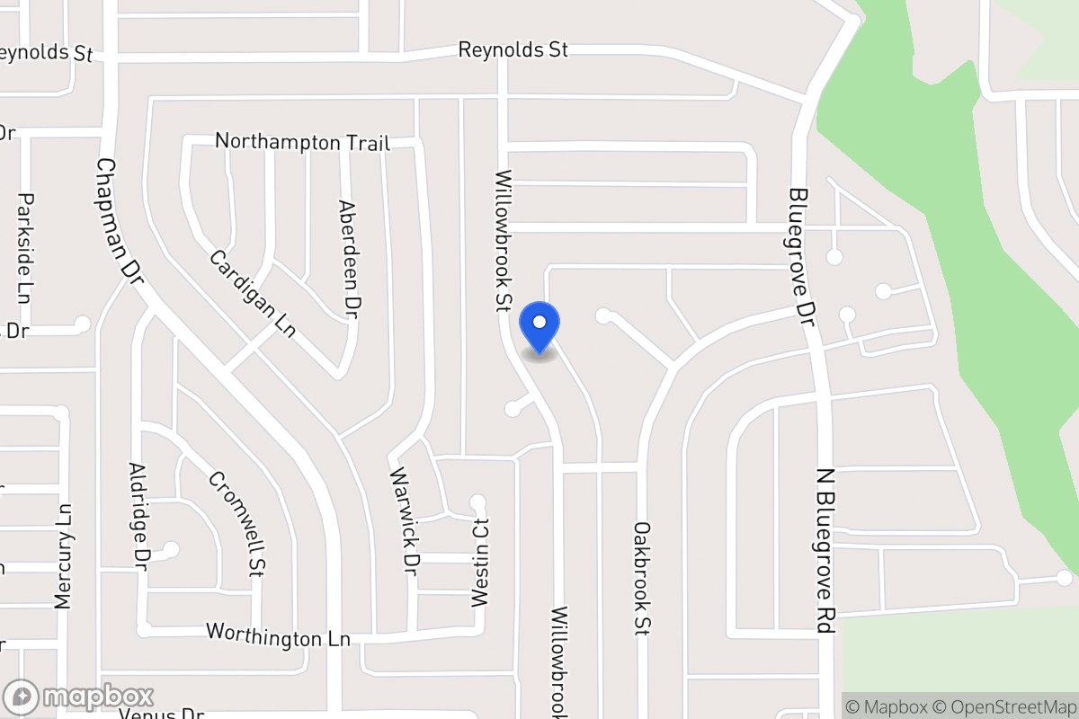 Map of 1546 Willowbrook St
